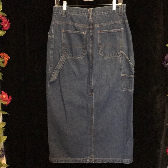 BILL BLASS 8P JEAN SKIRT - Picture 3 of 6